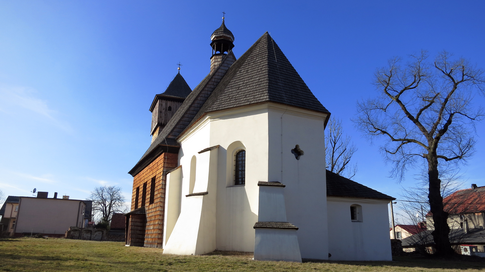 Gliwice Ostropa – kościół Św. Jerzego z 1640 roku